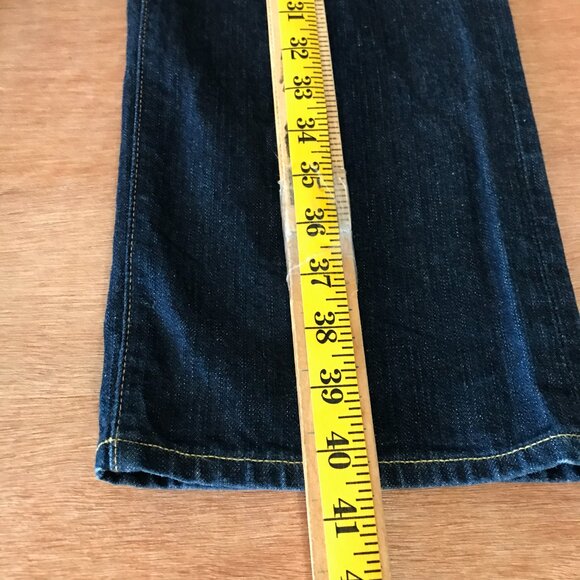 Levi's Made & Crafted Ruler Straight Jeans Men 36x31 Blue Button Fly Mid Rise - Picture 7 of 13